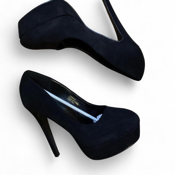 Shoes - Nib suede‎ heels black